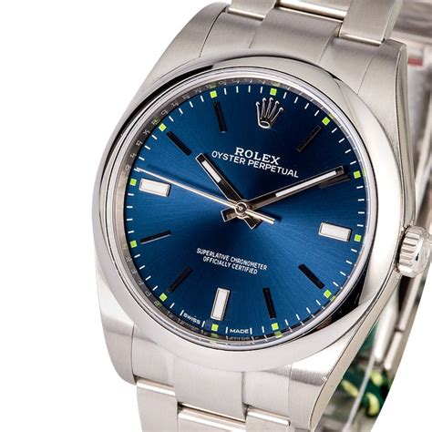 rolex oyster perpetual 114300 blue replica|rolex oyster perpetual thickness.